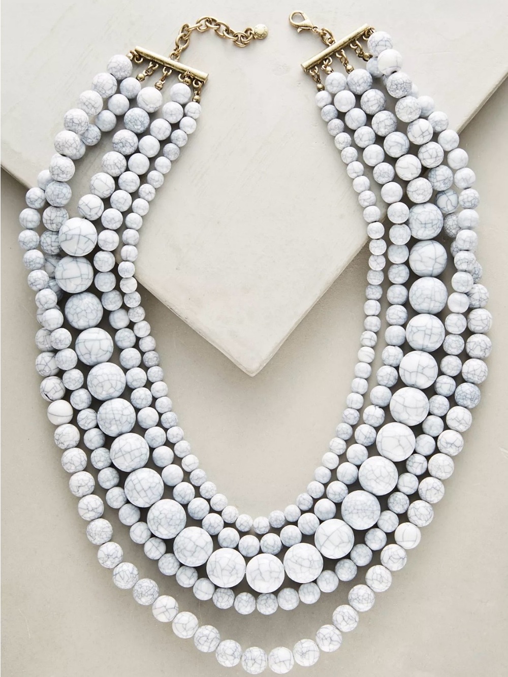 Anthropologie BaubleBar Globe Layered Bib Necklace